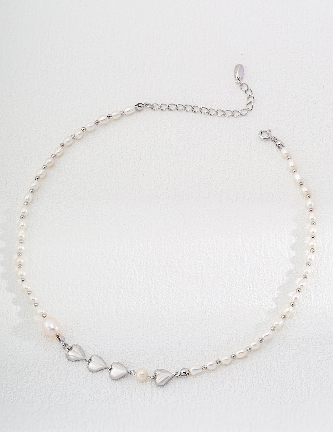 Heart Pearl Necklace