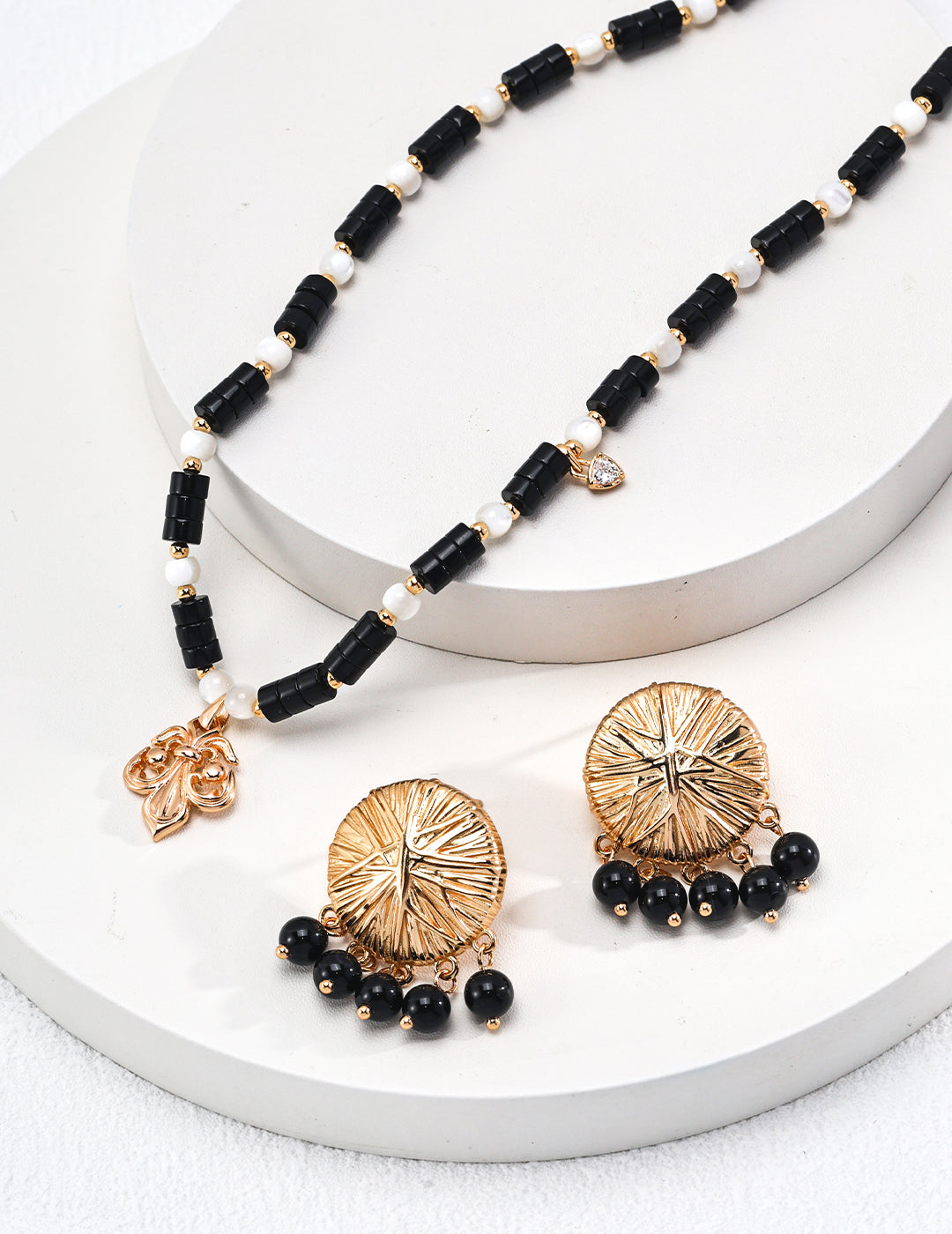 Black agate Necklace