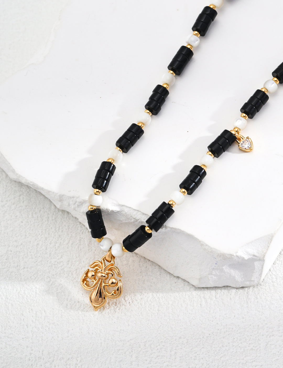 Black agate Necklace