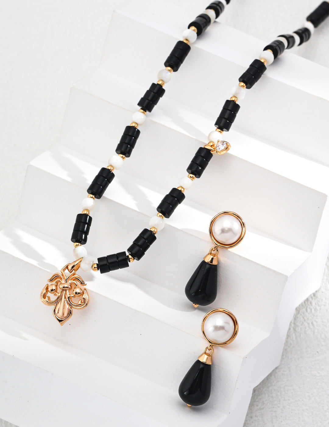 Black agate Necklace