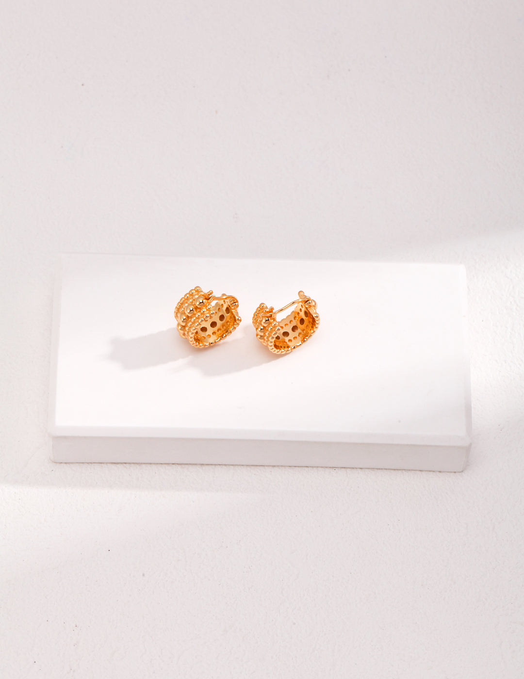 Silver Ball Earring Hoop